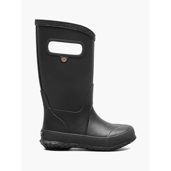 BOGS Unisex Kids' Rainboot Plush Rain Boots Black - 72804-001