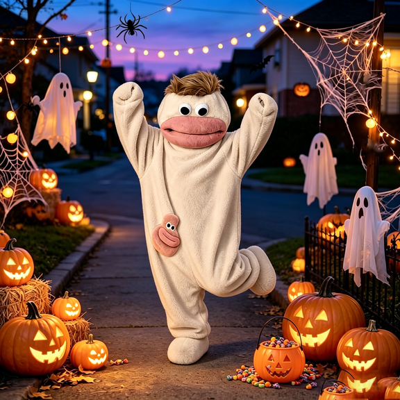 Big mouth monster onesie, monster onesie, warm home loungewear, plush pajamas, funny pajamas (Only Set) Beige XL
