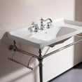 thumbnail image 5 of 36"Console Bathroom Sink, Freestanding Console Sink With Stainless Brushed Gold Legs, Modern Bathroom Vanity with 3 Tap Holes, 5 of 6