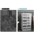 thumbnail image 5 of Ovzne Transparent Plastic Shoe Box Organizer - Large Flip Drawer Storage Box For Household Shoes, Stackable Thick Plastic Container, 5 of 6
