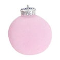thumbnail image 5 of KOYPTL 12 Pcs Velvet Christmas Tree Ornaments Set 3.14 Inch Flocked Christmas Balls Ornaments,Plastic Shatterproof Xmas Hanging Ornaments Christmas Decorations for Xmas Tree Home Decor Pink, 5 of 6