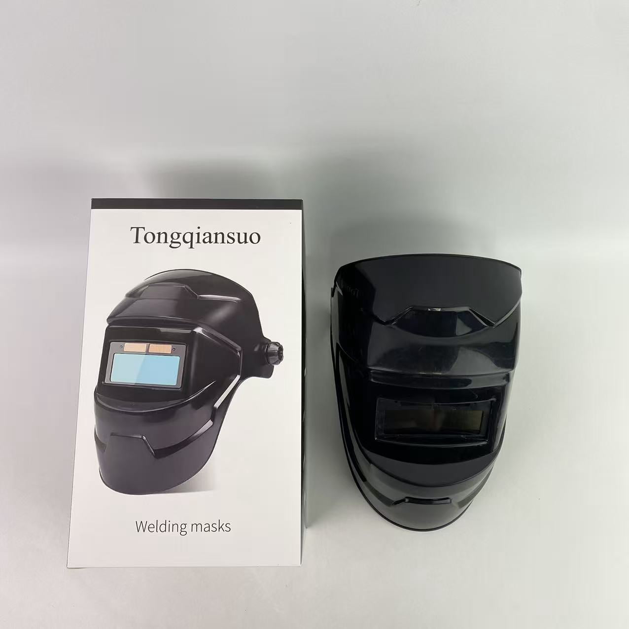 Tongqiansuo Welding masks,All-Purpose Welding Helmet with 2" x 4 1/4" Sel-Snap Lift Front, Ratchet Headgear, Black