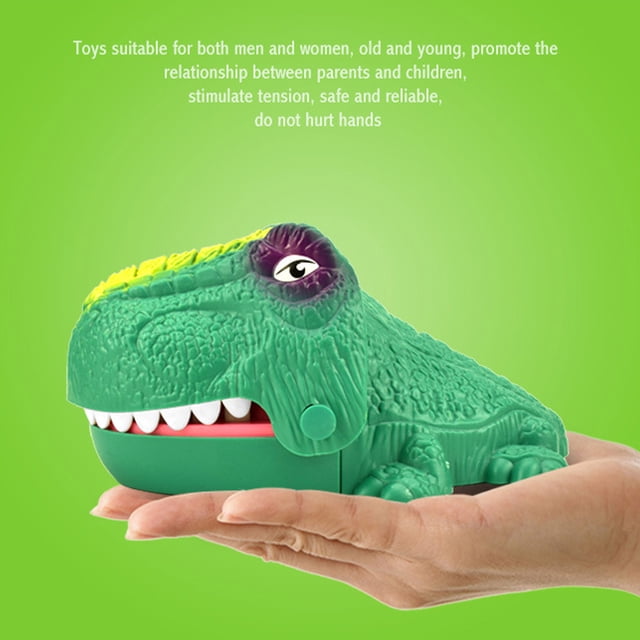 Juego de mordedura de dinosaurio para dedos, juguete de dinosaurio dentista, divertido juego de mesa para fiestas, juego de dientes de dinosaurio, juguete para niños