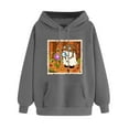 thumbnail image 4 of YueHuiYing Women's Fashion Sportswear Hooded 2025 And Winter Clothing Long Sleeved Hooded Sweatshirt, 4 of 6