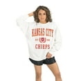thumbnail image 2 of Women's Gameday Couture White Kansas City Chiefs Timeless Triumph Premium Fleece Pullover Sweatshirt, 2 of 5