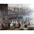 thumbnail image 2 of Port Of Marseilles, 1754. /N(Detail). Painting, 1754, By Joseph Vernet. Poster Print by  (18 x 24), 2 of 2