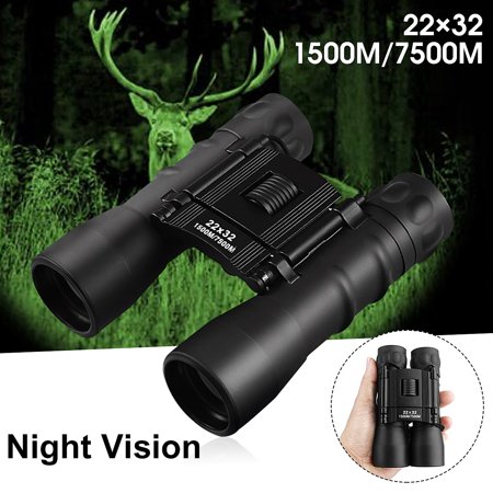 ARCHEER Portable Compact 22x32 Magnification 7500M Zoomable Folding Binoculars Telescope With Day Night Vision for Outdoor Bird Watching Travelling Sightseeing Hunting
