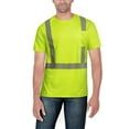 thumbnail image 2 of Bass Creek Outfitters Men's ANSI/ISEA Class 3 High Visibility Shirt – 2 Pack Construction Safety T-Shirt, 2 of 7