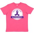thumbnail image 3 of Inktastic Alzheimers Awareness Month Hope Fight Cure Youth T-Shirt, 3 of 5