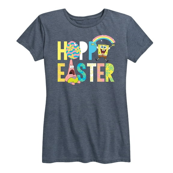 SpongeBob Squarepants - Hoppy Easter Icons - Women's Short Sleeve Graphic T-Shirt