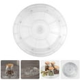 thumbnail image 3 of Qumonin 2pcs Mini Acrylic Turntable Small Cake Decorating Turntable 360-degree Rotating Spice Holder, 3 of 6