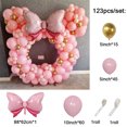 thumbnail image 5 of juego de arco de guirnalda de globos de aluminio con diseño de Minnie de Disney, color rosa y dorado, para bodas, cumpleaños, fiestas de bebé, suministros de decoración para baby shower, juguetes, 5 of 5