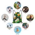 thumbnail image 6 of Daiia St Patrick's Day10 Pattern Drawstring Backpack, Gym Bag, Lightweight Backpack, Water-Resistant Bag Travel Sports Backpack, Fitness Bag, Yoga Bag-Small, 6 of 6