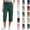 Green, variant on DYTTDG Women's Elastic Waist Cargo Capri Pants | Casual Solid Color Cropped Trousers with Multiple Pockets, Relaxed Fit Summer Pants