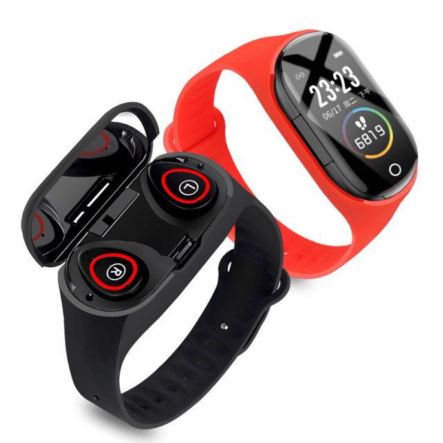 Gwong Electrónica M1Pro UI UI Monitor de sueño Monitor de sueño Fitness Pulsera inteligente con auricular compatible con Bluetooth