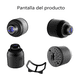 thumbnail image 4 of 2p Mini Cámara Espía Wifi 1080p Hd, Cámara De Vigilancia Oculta Con Gran Angular 150° Belug Negras, 4 of 5