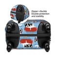 thumbnail image 3 of Bingfone Dogs With Pool Floats Luggage Cover Washable Suitcase Cover Protector Anti-scratch Suitcase cover Fits 18-32 Inch Luggage (No luggage included), 3 of 8
