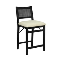 Powell Bauer 26" Indoor Counter Stool, Black/Beige