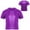 Purple, variant on Sholeno Kid Boys Girls Jazz Hip Hop Modern Dancewear Festival Party Dance Tops Sparkly T Shirt Tees Red 2-6