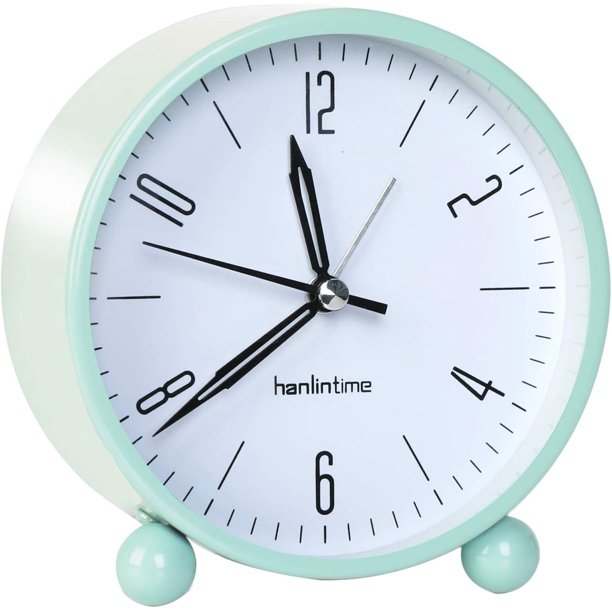 Alarm Clock Og Without Ticking With Night Light Noiseless Desk Ogue Silent Green Com Alarm Clock Og Without, Noiseless Alarm Clock