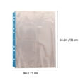 thumbnail image 2 of BESTYASH 100Pcs Plastic File Project Pockets Rectangular Paper Cover Document Protection, 2 of 8