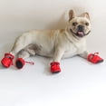 thumbnail image 5 of Softsoled For Summer Anti Scalding Soft Waterproof Care of Paw Paw Protector Pet Shoes Dog Boots Dog Supplies RED 5, 5 of 8