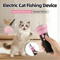 thumbnail image 4 of Automatic Cat Teaser Launcher, Electric Cat Wand Toy with Telescopic Rope, Interactive Automatic Retractable Cat Teaser with Plush Ball, Fuzzy Ball Launcher Toy for Bored Indoor Pets (B), 4 of 7