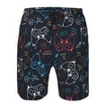 thumbnail image 3 of Goofa Joystick Gamepad Printed Mens Swim Trunks Summer Quick Dry Short Beach Swimwear Bathing Suits-X-Large, 3 of 9