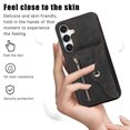 thumbnail image 3 of Allytechgroup Cell Phone Bag Case for Galaxy S24, Crossbody Strap Lanyard Cards Holder Shockproof Zipper Pocket Wallet Case Cover for Samsung Galaxy S24, Black, 3 of 10