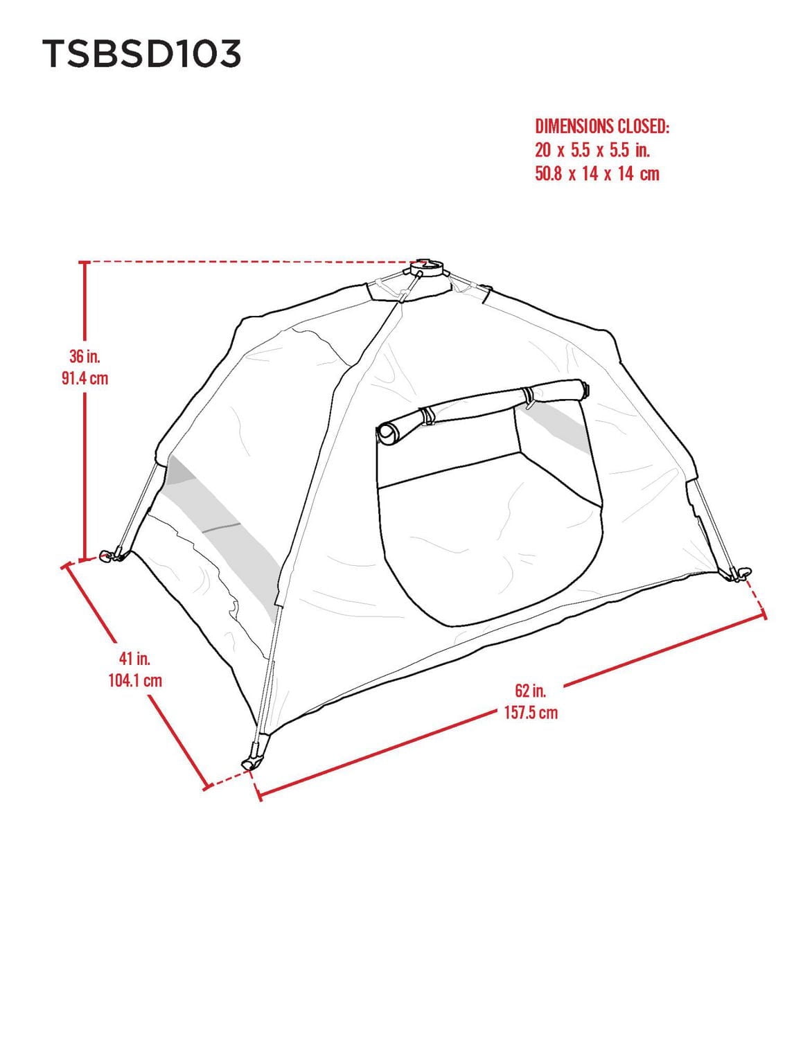 Rio Beach Multi Total Sun Block Kid's Pop-Up Beach Shelter