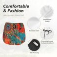 thumbnail image 6 of Lsque Mandala Colorful Printed Women's Running Shorts with Liner Pockets,Elastic Quick Dry Workout Athletic Gym Yoga Shorts,Womens High Waist Shorts-X-Large, 6 of 9