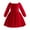 Red, variant on Glisme Girls Dress Autumn And Winter Long Sleeve Solid Color Ruffles Sundress Soft Fit Little Girl Princess Dress Size 2-3 Years,Green