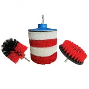 Bring It On Cleaning Drill Brush Set, Clean Tile Grout, Clean Tubs and Shower Doors, Clean Windows