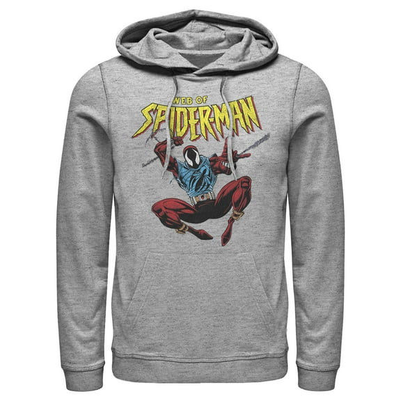 Men's Marvel Web of Spider-Man Pull Over Hoodie