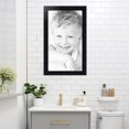 thumbnail image 4 of ArtToFrames 16" x 28" Satin Black Reverse Step Picture Frame, 16x28 inch Black Wood Poster Frame (WOM-1419), 4 of 8
