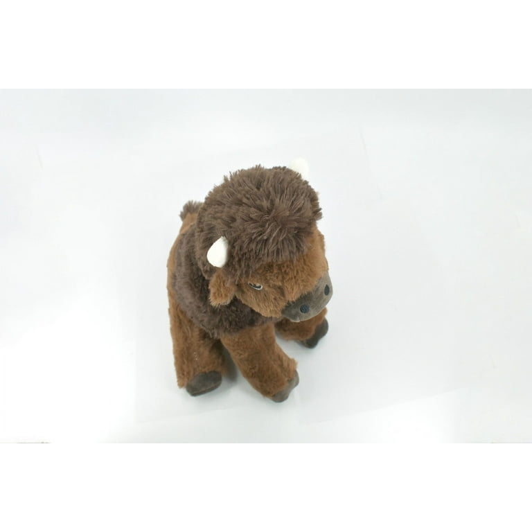 Realistic Buffalo Plush Toy - 12 Inch Soft Stuffed Animal For Kids Collection