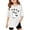 White, variant on Girls Graphic Print Tee Casual Loose Fit Short Sleeve Comfortable Blend Top For Toddler Youth Everyday Wear Tween Kids Summer Soft Comfy Cute Teen Basic Tees
