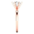 thumbnail image 3 of 1.5 ct Round Cut Simulated Diamond Solitaire Engagement Ring for Women in 18K Rose Gold, 3 of 5