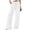 *White, variant on VBVC Women's High Waist Drawstring Pants,Summer Stretchy Wide Leg Trousers For Women,Ladies Lightweight Sweatpants with Pockets,Beige,S-2XL