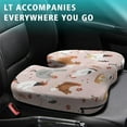 thumbnail image 4 of Premium Chickens Pattern Memory Foam Seat Cushion Ergonomic Chair Pad for Office Chair, Car, Airplane & Bleachers Sciatica, Tailbone Hip & Back Pain Relief - Chair Cushion for Long Office Workers., 4 of 5