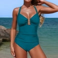 thumbnail image 2 of Afdoent One Piece Swimsuit Women Tummy Control Swimsuit For Bathing With Waist Cincher And High Cut Design Women's Clothing, 2 of 6