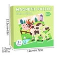 thumbnail image 3 of Loespoir Advanced Magnetic Puzzle, Puzzle for Children Aged 3 to 6, Thinking Toys, Educational Game, Kids Gift, Learning Activity(Green), 3 of 4