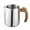 Silver, variant on Milk Frothing Pitcher 600ml/1000ml Latte Art Cup Stainless Steel Latte Jug Thickened Espresso Milk Frothing Cup with Handle for Home