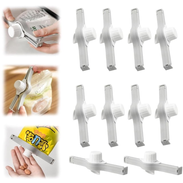 Yttmshdga Sealing Equipment Sealing Clips For Food Storage With Spouts 2024 Bag Clips For Food Kitchen Chip Bag Clips Food Clips With Plastic Cap