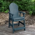 thumbnail image 3 of Highwood's 48" Round 5-pc Hamilton Dining Set - Counter Height, Outdoor, Eco-friendly, Synthetic Wood, 3 of 9