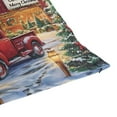 thumbnail image 7 of Ryvnso Vintage Truck Christmas Throw Pillow Covers Couch Pillowcases Decor for Bed Sofa 18" x 18", 7 of 7