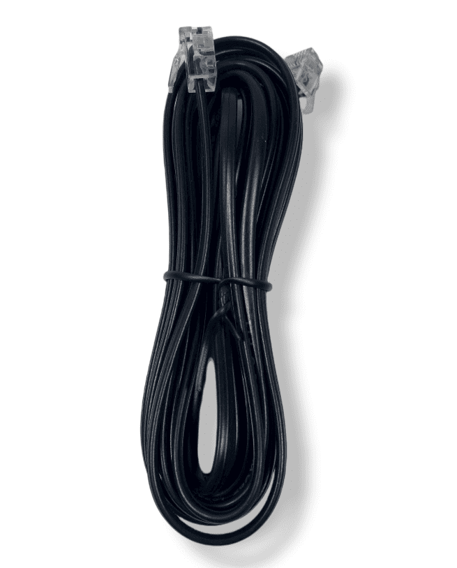 RJ11 Cable Telephone Line Wire Black
