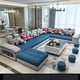thumbnail image 1 of living room furniture modern fabric sofa European sectional sofa set 1908 My Lux Decor Round, 1 of 25