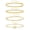 D, variant on Gold Bracelets for Women Girls, Gold Plated A-Z Letter Sets Link Chain Bracelets Stack, Lucky Clover Trendy Adjustable Bracelets Dainty Jewelry