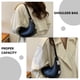 thumbnail image 4 of Bolso de hombro para mujer, tipo bandolera, tipo media luna, para compras., 4 of 7